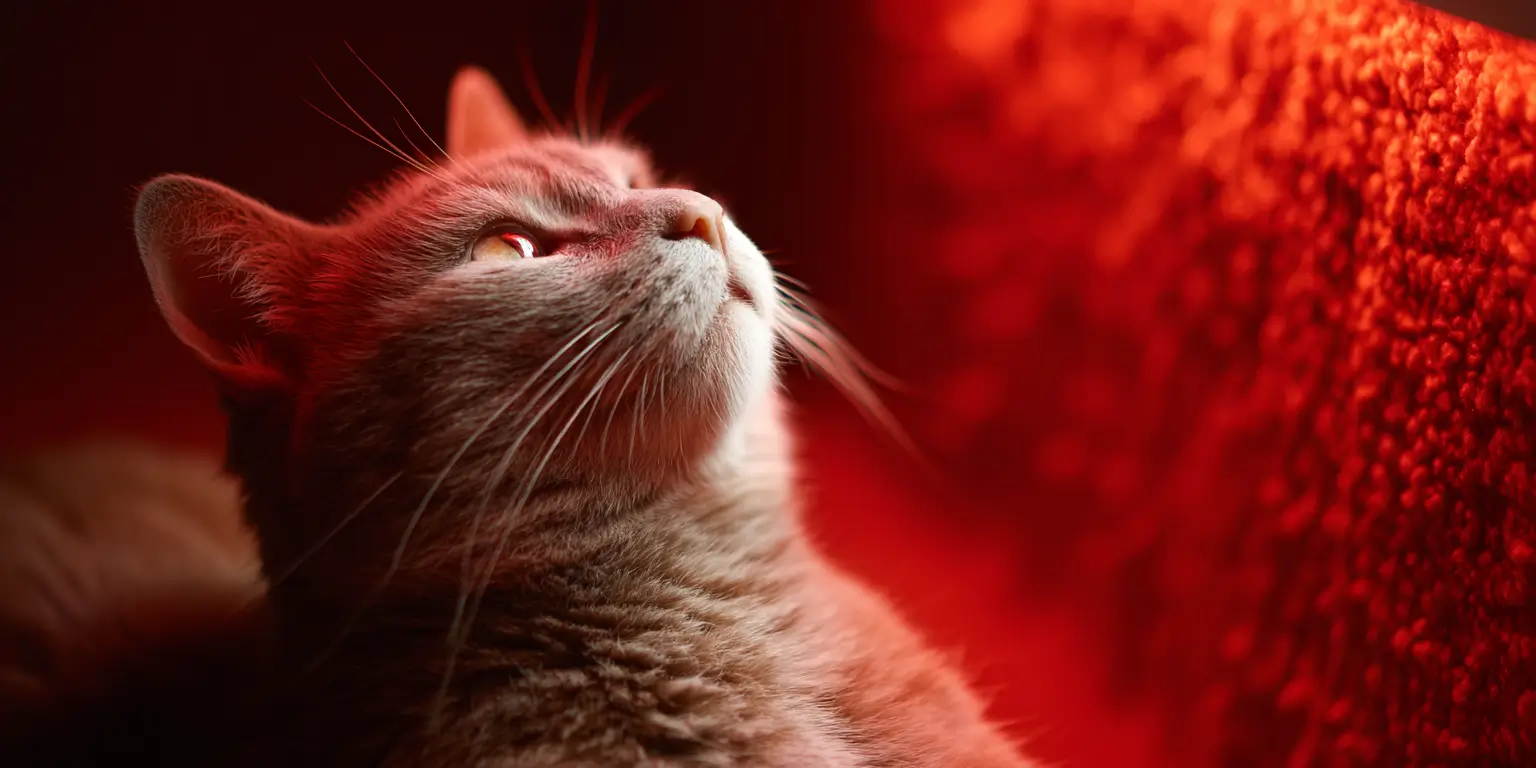 Cat in Red Light