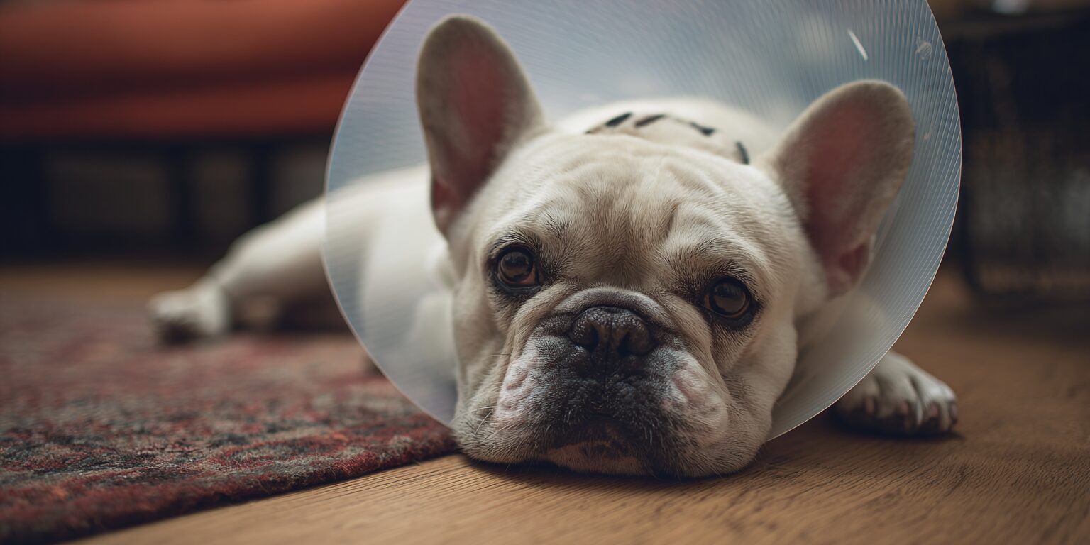 The first night home after spay surgery